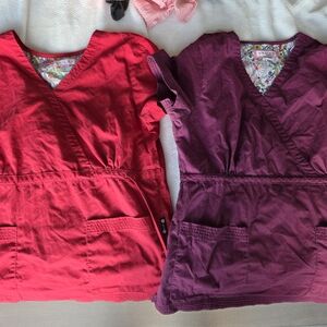 koi katelyn scrub tops set of 2